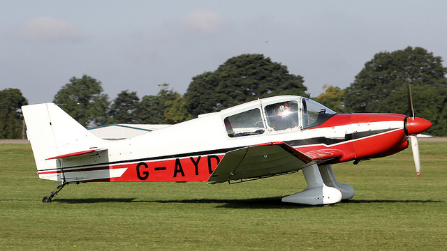 G-AYDZ Jodel DR 200 at the LAA Rally, Sywell in 09/17