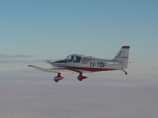 DR221 in flight